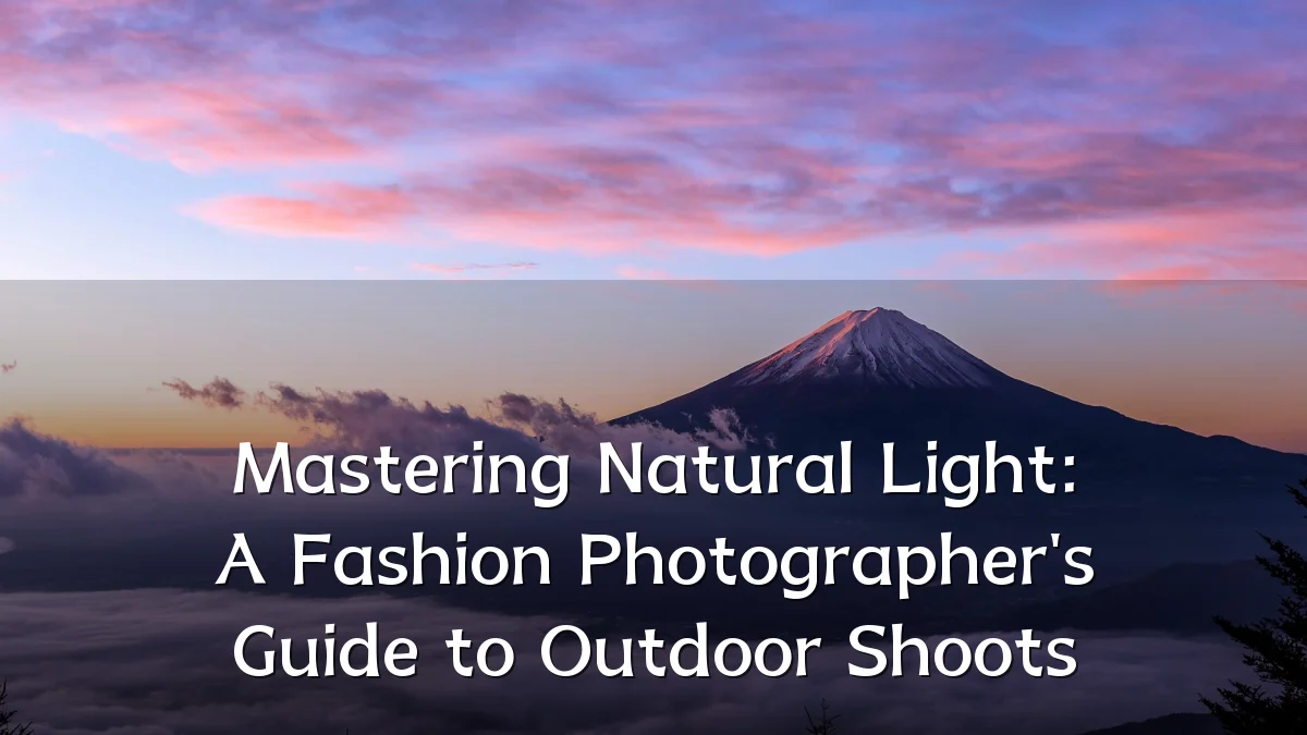 Mastering Natural Light: A Fashion Photographer's Guide to Outdoor Shoots