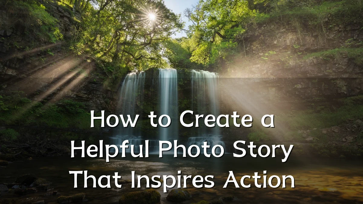 How to Create a Helpful Photo Story That Inspires Action