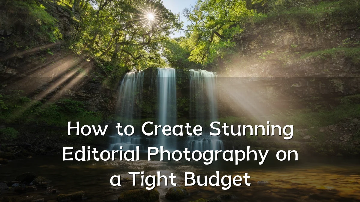 How to Create Stunning Editorial Photography on a Tight Budget
