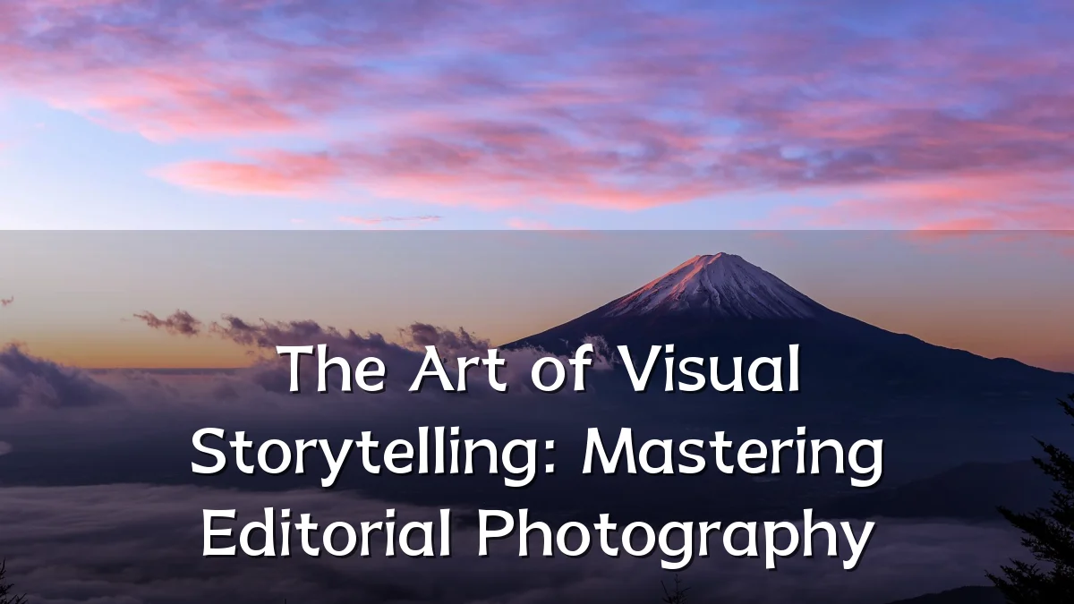 The Art of Visual Storytelling: Mastering Editorial Photography